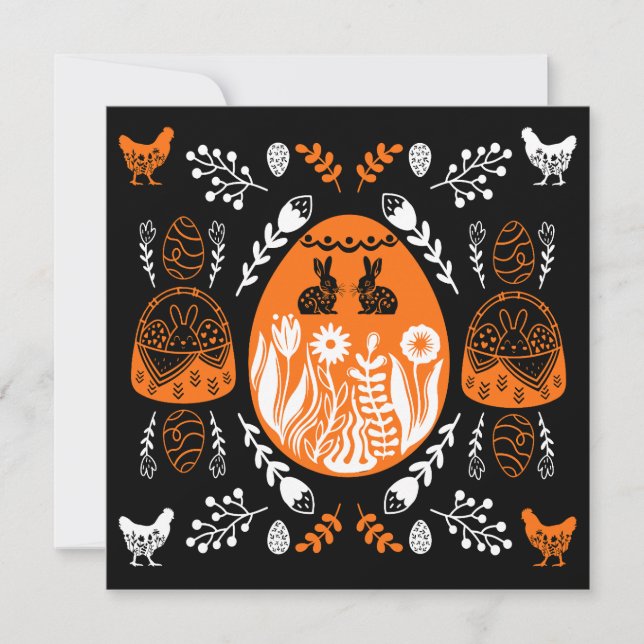 Glad påsk Time Helgdag Gift Kort (Framsida)