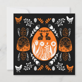 Glad påsk Time Helgdag Gift Kort