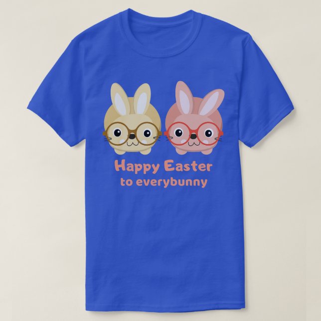 Glad påsk to All bunny T Shirt (Design framsida)