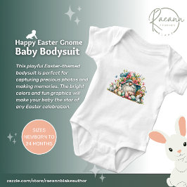 Glad påsk Tomte Baby Jersey Bodysuit T Shirt