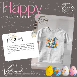 Glad Påsk Tomte Barn T-Shirt