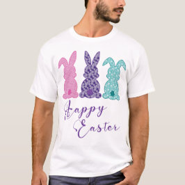 Glad påsk: Trio Snöre Bunnies T Shirt