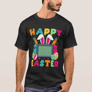 Glad påsk TV-spel Kanin Spelkontroll T Shirt