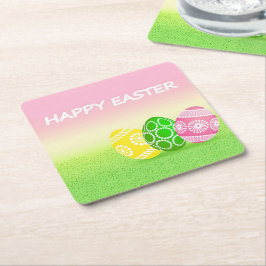 Glad påsk underlägg papper kvadrat