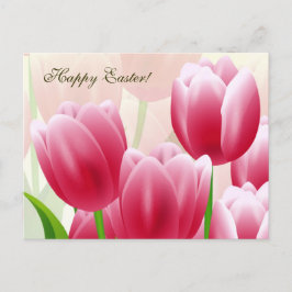 Glad påsk. Vår Tulips Helg Vykort