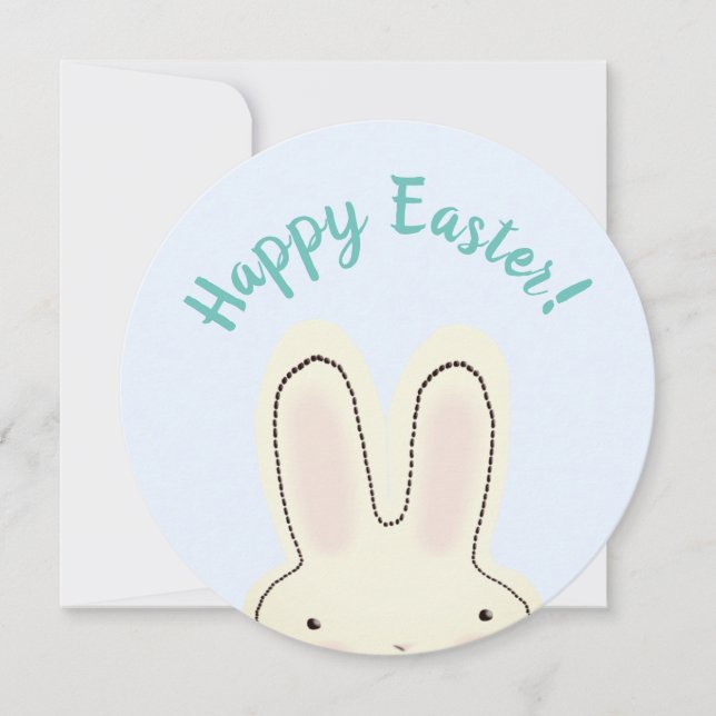 Glad påsk Vår, två sidokort med lustigt kort (Framsida)