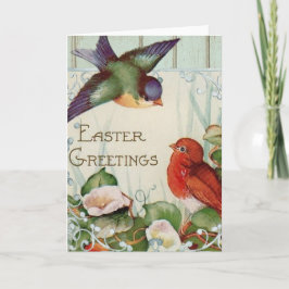 Glad påsk vintagebild av påskkort kort