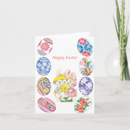 Glad påsk  vintagebild av påskkort kort