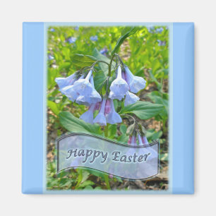 Glad påsk Virginia Bluebells Magnet