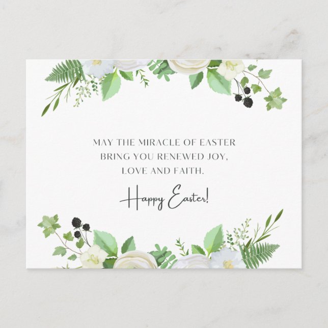 Glad påsk  vykort (Framsida)