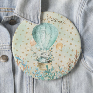 Glad påsk! Watercolor Bunny Knapp