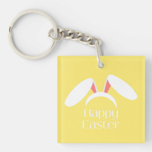 Glad påsk white bunny öron
