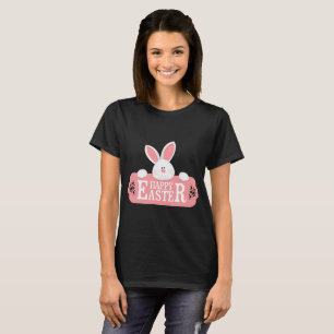 Glad påsk White Bunny T-shirt