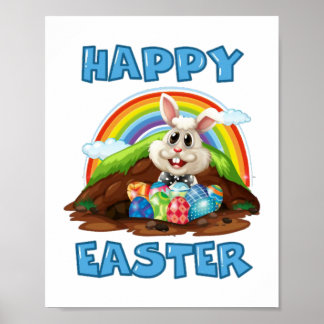 Glad påsk Wonderful Bunny Poster