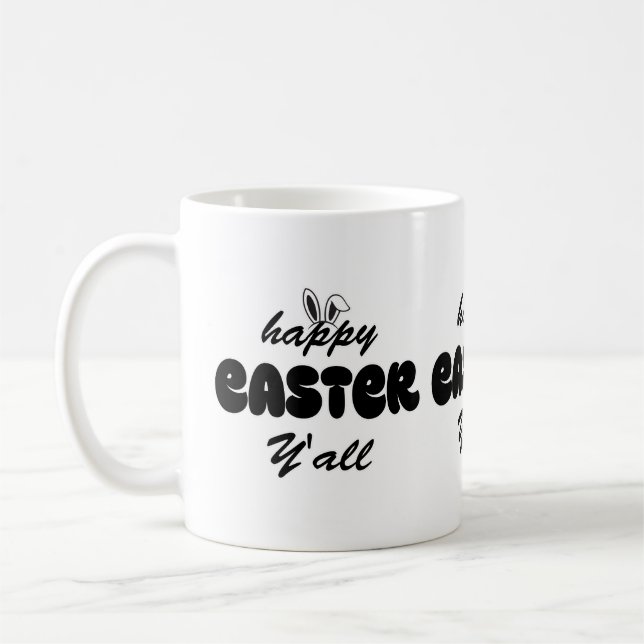 Glad påsk Y'all Kaffemugg (Vänster)