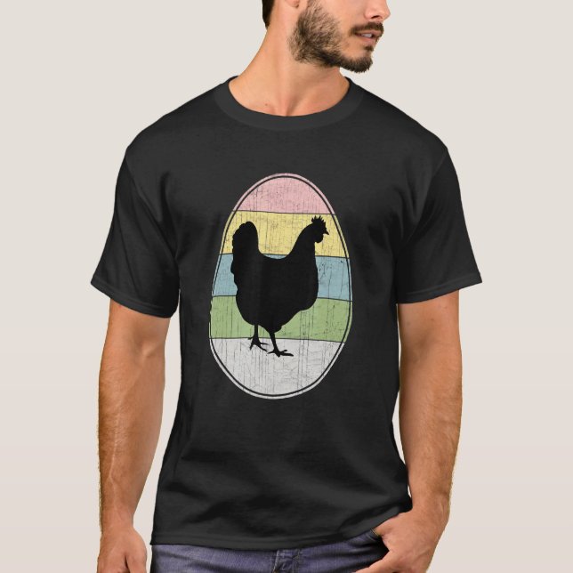 Glad Påskägg Kyckling Grafik Påskdag Chick T Shirt (Framsida)