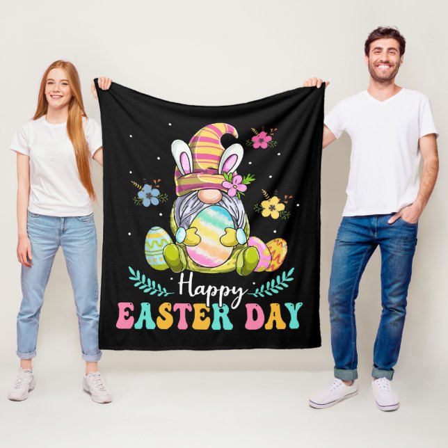 Glad påskdag fleecefilt (På plats)