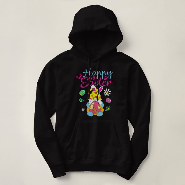 Glad påskdag kanin vår tomte påsk t shirt (Design framsida)