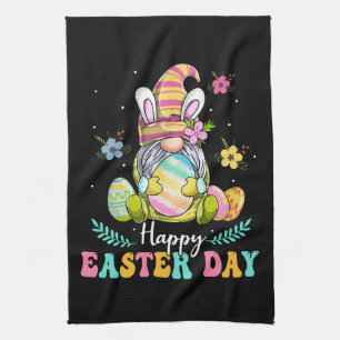 Glad påskdag kökshandduk