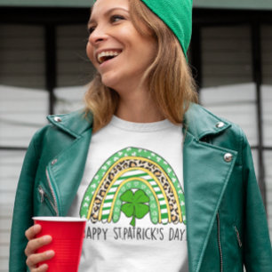 Glad påskdagen regnbåge t shirt