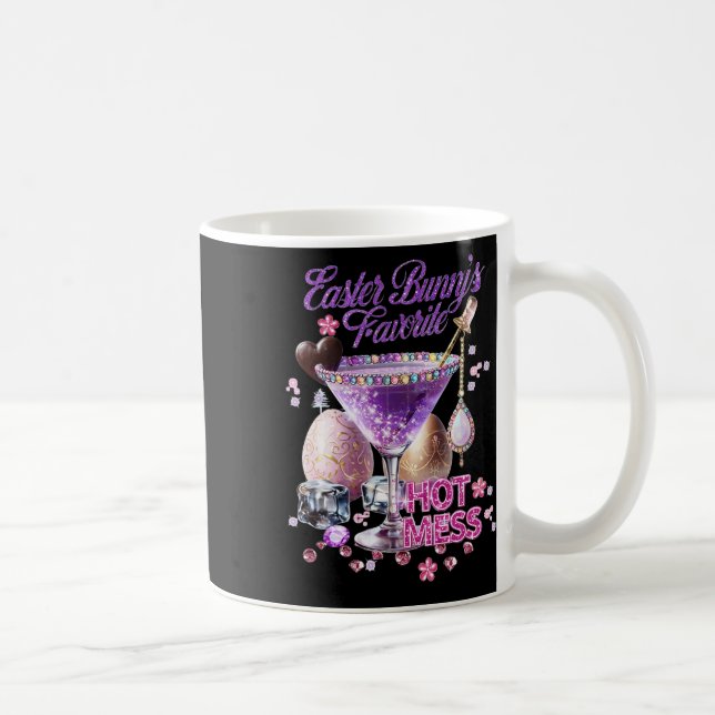 Glad påskharen Favorit Varm Mess Uppfinningsrik Ma Kaffemugg (Höger)