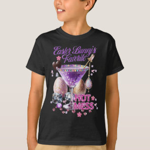 Glad påskharen Favorit Varmt Röre Söt Martini T Shirt