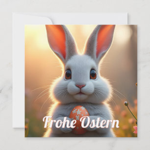 Glad Påskharen i vårens förtrollning