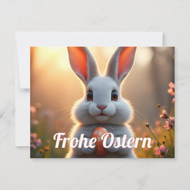 Glad Påskharen i vårens förtrollning (Framsida)