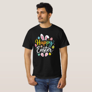 Glad påskharen kanin rolig påskdag kvinnor t shirt