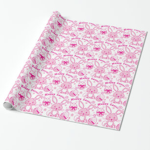 Glad påskkanin- och ägginpackning presentpapper