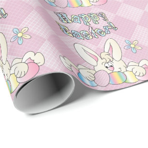 Glad påskkanin presentpapper