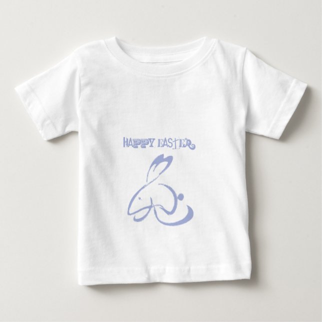 Glad påskkanin tee (Framsida)