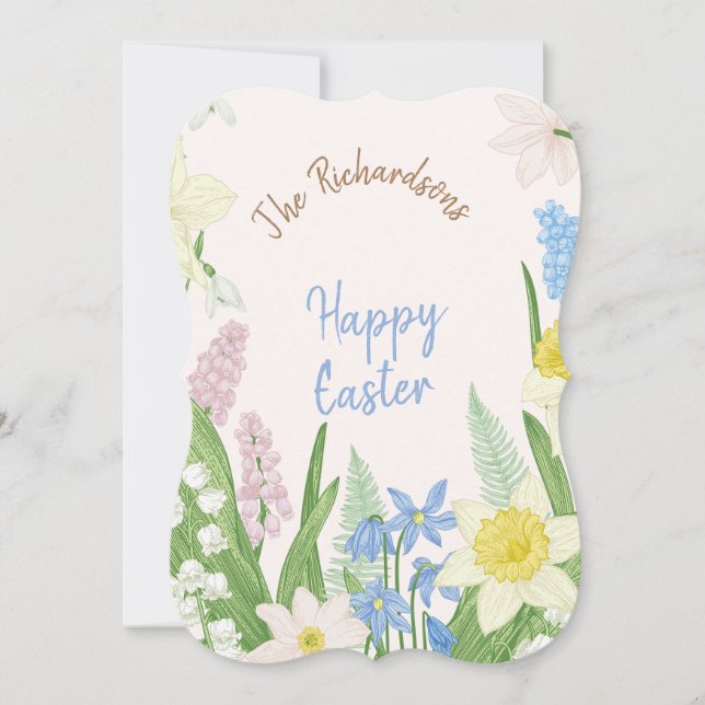 Glad Påskkort Inbjudningar (Framsida)