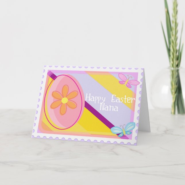 Glad påskNana kort (Framsida)