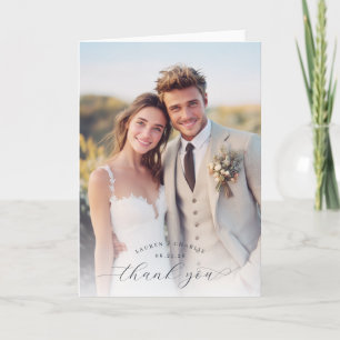 Glad Pastell Romantisk Foto Tack Kort