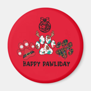 Glad Pawled - Julfirande Magnet