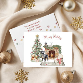 Glad Pawlidays Hunddesign - Grand danois Helgkort