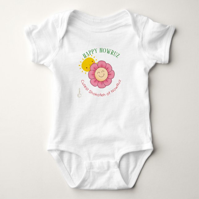Glad persisk iransk Nowruz-barn T Shirt (Framsida)