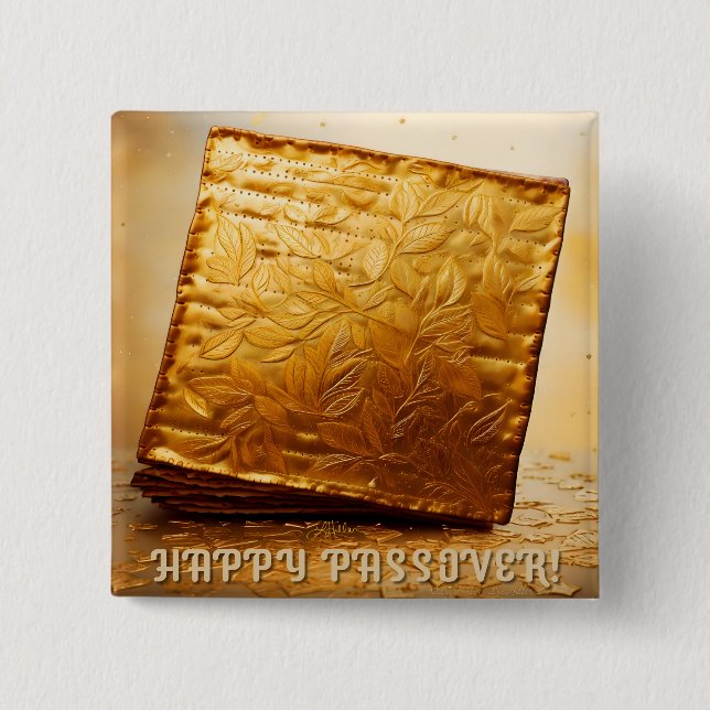 Glad Pesach! Guldmatza Knapp (Framsida)