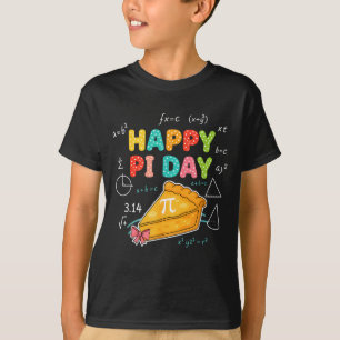 Glad Pi-dagen Bow Pie Flicka Barn 3,14 Pi Nummer S T Shirt