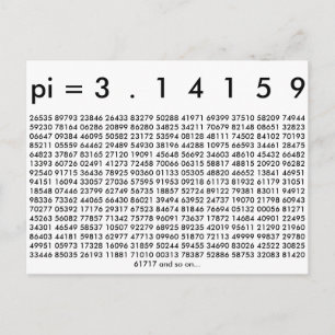 Glad Pi-dagen Matematik Siffror 3.14 Matematik Kär Vykort