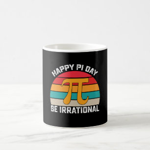 Glad Pi-dagen Var Irrationell Rolig Matematik Vint Kaffemugg