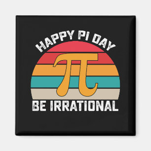Glad Pi-dagen Var Irrationell Rolig Matematik Vint Magnet