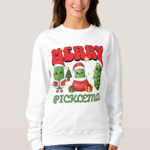 Glad Picklemas Rolig Julskämt Söt Pickle T Shirt