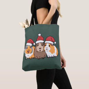 Glad Pigmas Marsvin Jul Djurälskare  Tygkasse