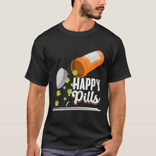 Glad Piller Groda Groda Ägare T Shirt (Framsida)