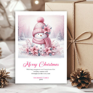 Glad Pinkmas Nedladdnings Festiv Scen Jul Julkort