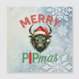 Glad PIPmas Trading Bull Juldesign – Rolig