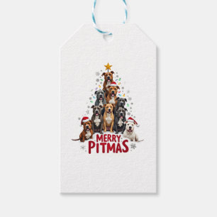 Glad Pitmas Pitbull Hund Fula Jultröjor Tr Presentetikett