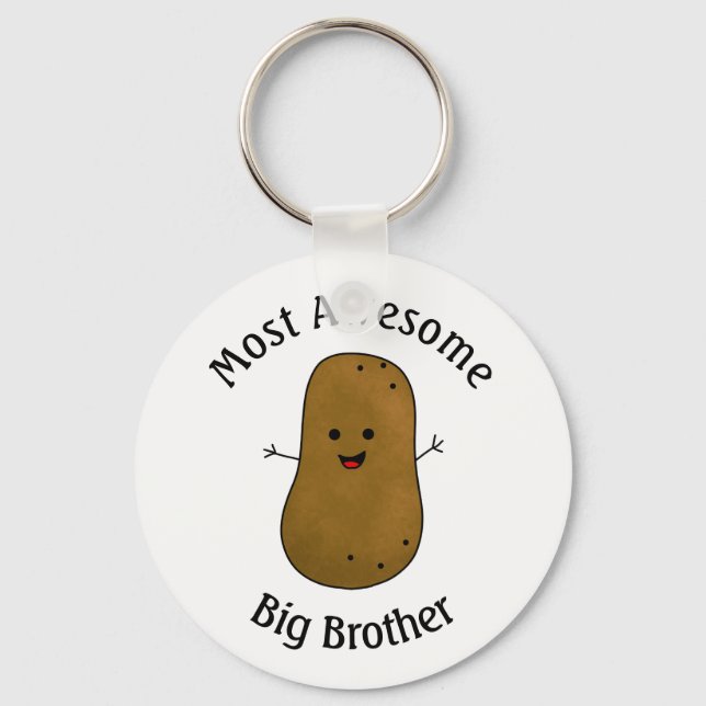 Glad Potatis Mest Fantastiske Storebror Nyckelring (Framsida)